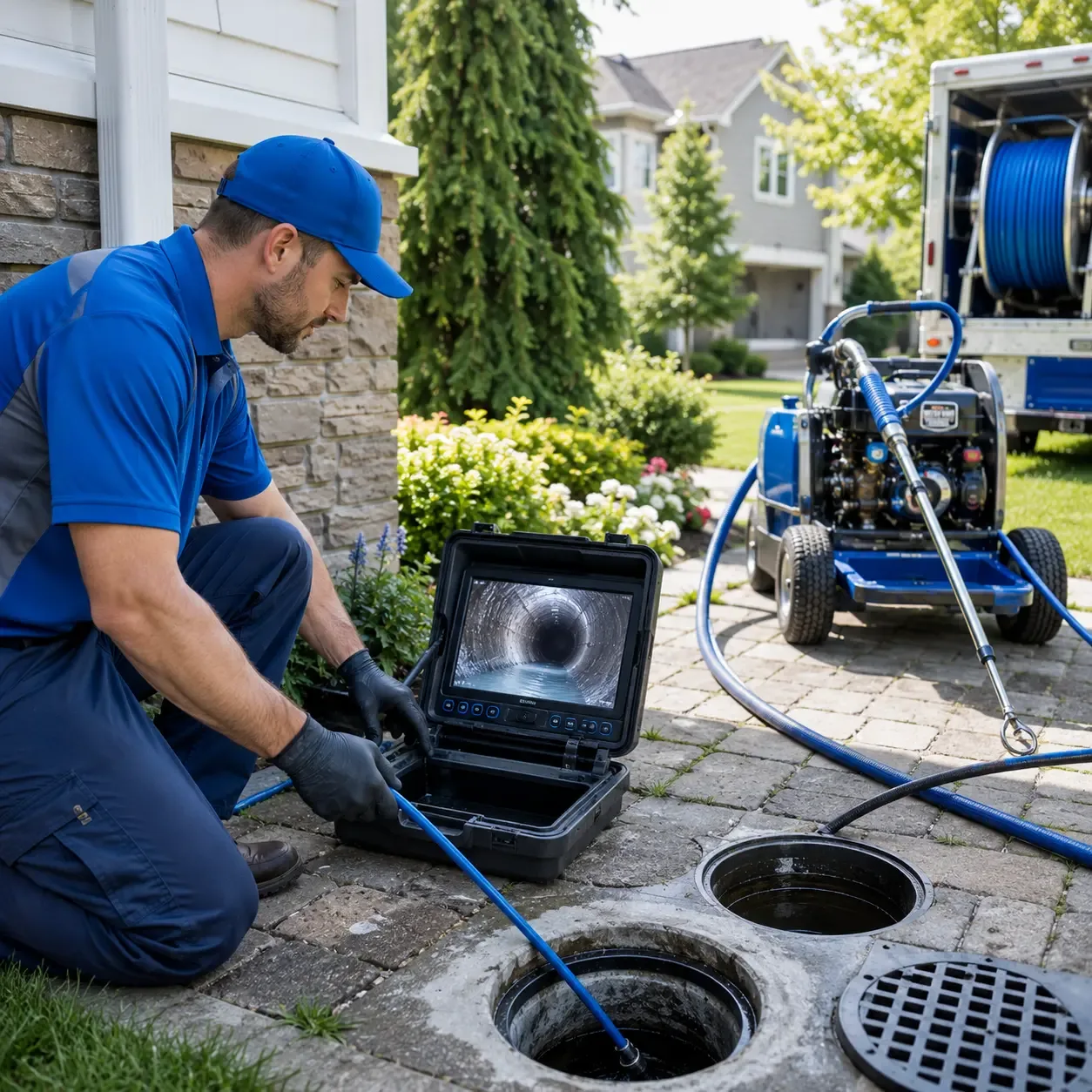Outdoor drain cleaning professionals serving Marlborough, MA